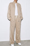 Wide-Leg Track Pants