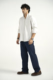 Contrast Stripe Shirt