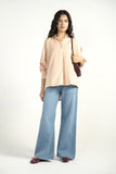 Peach Hue Stripe Shirt