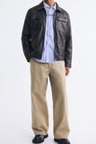 Classic Faux Leather Jacket