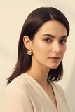 Bag-like Hoop Earrings - GO