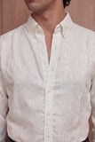 Jacquard Button-Down Shirt