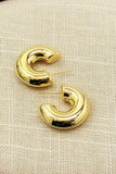 Chunky Hoop Earrings. - GO