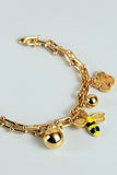Chunky Chain Charm Bracelet - GO