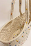 Woven Rope Sprinkle Tote Bag