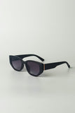 Angular Black Sunglasses