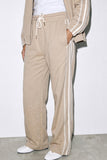 Wide-Leg Track Pants
