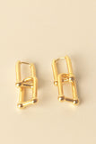 Double U-Link Earrings