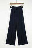Side Panel Wide-Leg Trousers