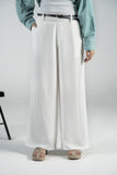 Sheer Blend Wide Leg Trousers