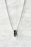 Men's Minimalist Two-Tone Ring Necklace