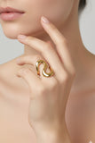 Chunky Gold Twisted Ring