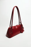 Elongated Shoulder Bag With Heart Charm
