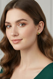 Charming Gold Earring Set