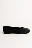 Rhinestone-Embellished Ballet Flats