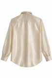 Shimmering Button-Down Shirt