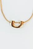 Minimalist U-Bar Necklace - GO
