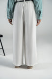Sheer Blend Wide Leg Trousers