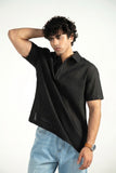 Quarter Placket Linen Shirt