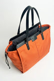 Orange Nylon Tote Bag
