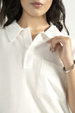 Polo-Style Collar Shirt