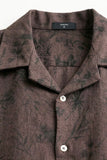 Men Printed Resort Collar Shirt